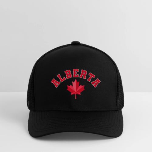 Alberta with maple leaf - Flexfit Fitted Baseball Cap
