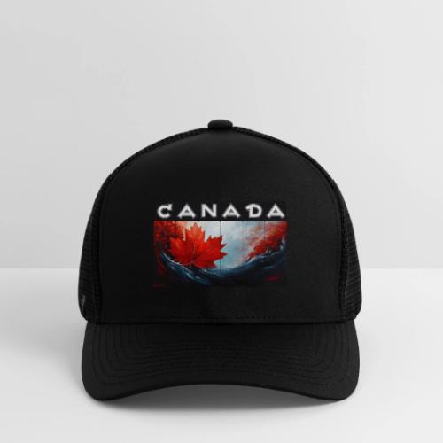 Canada Icon in Color - Flexfit Fitted Baseball Cap