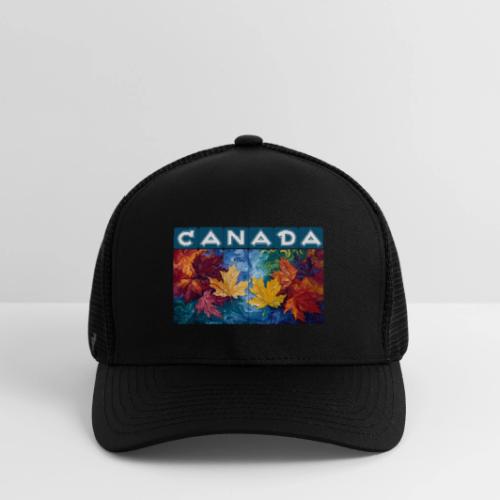 Canada in Brushstrokes - Flexfit Fitted Baseball Cap
