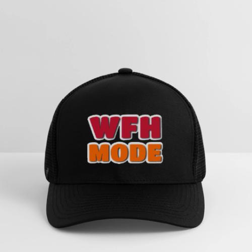 WFH Mode Remote Work Lifestyle Design - Flexfit Fitted Baseball Cap