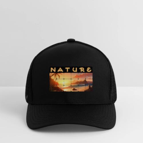 Nature: Tropical Twilight - Flexfit Fitted Baseball Cap