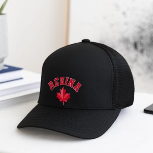 Regina with maple leaf - Flexfit Fitted Baseball Cap