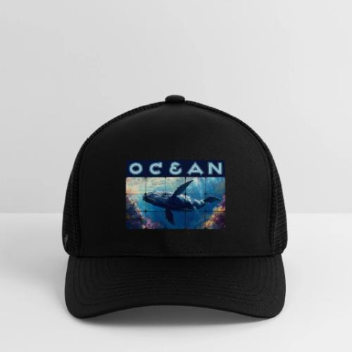 Ocean: Majestic Deep - Flexfit Fitted Baseball Cap