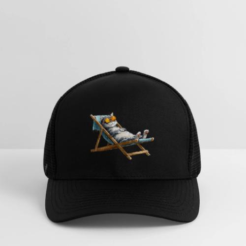 Sunshine Cat Mode - Flexfit Fitted Baseball Cap