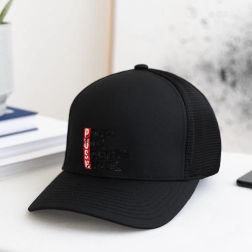 Push Retro = Persist Until Something Happens - Flexfit Fitted Baseball Cap