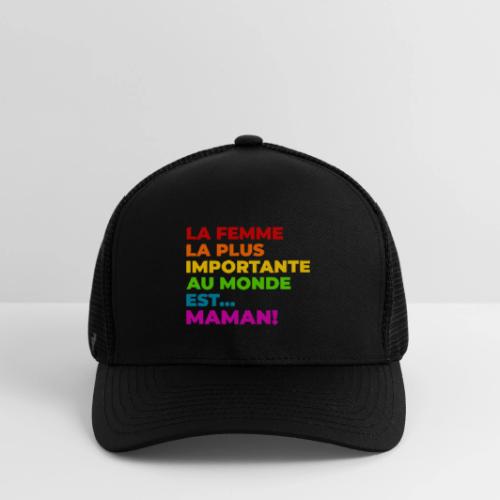 Maman : la femme la plus importante du monde - Flexfit Fitted Baseball Cap