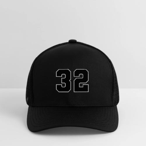 Varsity Number 32 Athletic Design - Flexfit Fitted Baseball Cap