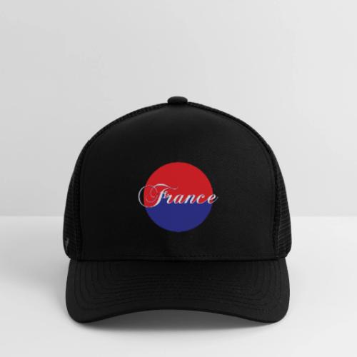 France Tricolore Circle - Flexfit Fitted Baseball Cap