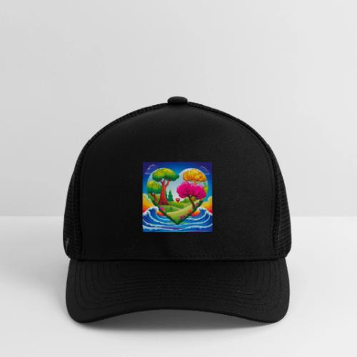 Heart, fantasy, landscapes, nature, fantasy - Flexfit Fitted Baseball Cap