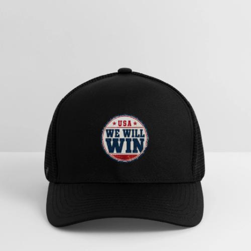 USA Will Win — Vintage Fan Shirt - Flexfit Fitted Baseball Cap