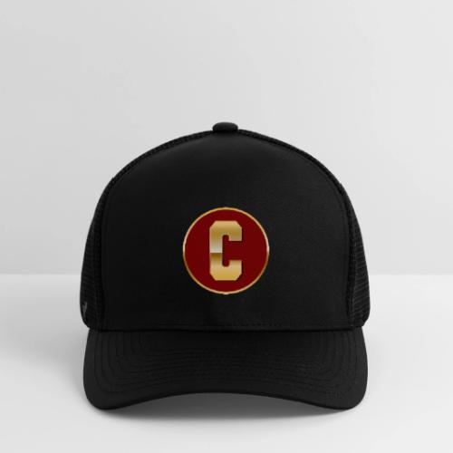 Letter C – Capital Varsity Alphabet Monogram - Flexfit Fitted Baseball Cap