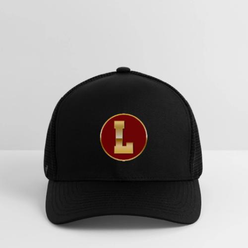 Letter L – Capital Varsity Alphabet Monogram - Flexfit Fitted Baseball Cap