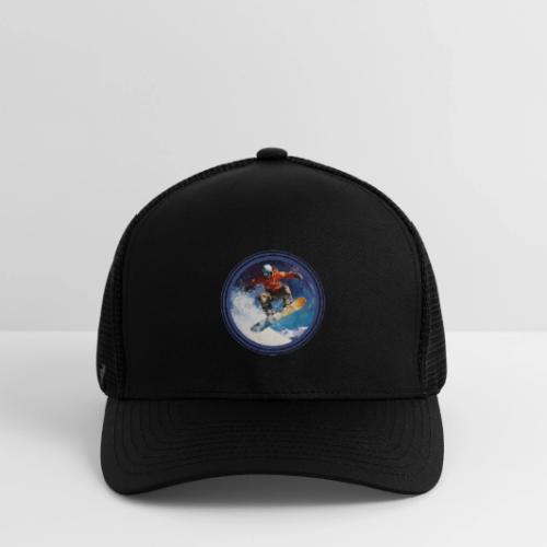 Snowboarding Rush - Flexfit Fitted Baseball Cap