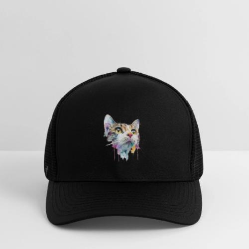 Chromatic Cat Splash - Flexfit Fitted Baseball Cap