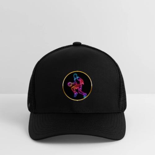 Basketball: Neon Dribble Pulse - Flexfit Fitted Baseball Cap