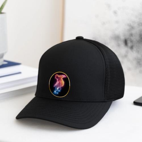 Skateboarding: Golden Trick Rider - Flexfit Fitted Baseball Cap