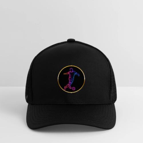 Neon Soccer Flow - Flexfit Fitted Baseball Cap