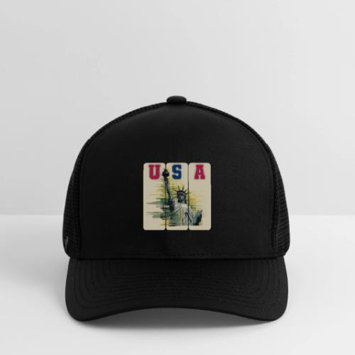 Art illustration of the Statue of Liberty - Flexfit Fitted Baseball Cap