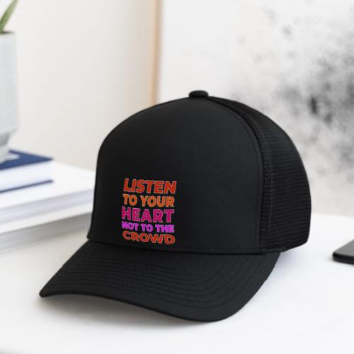Heart Over Hype - Flexfit Fitted Baseball Cap