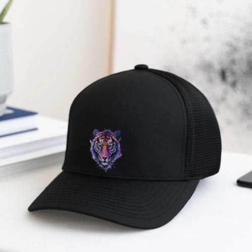 Mystic Violet Tiger - Flexfit Fitted Baseball Cap