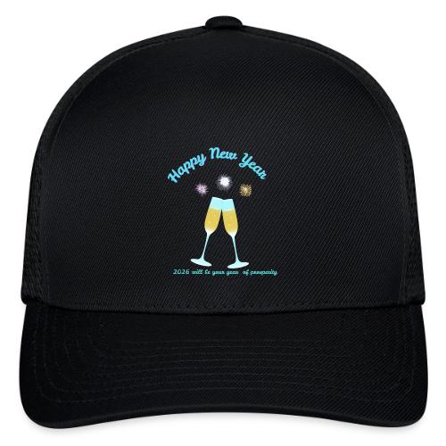 Happy New Year 2026 Prosperity Design - Flexfit Fitted Baseball Cap