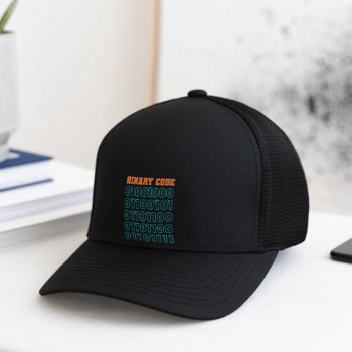Say Hello in Binary code - Flexfit Fitted Baseball Cap