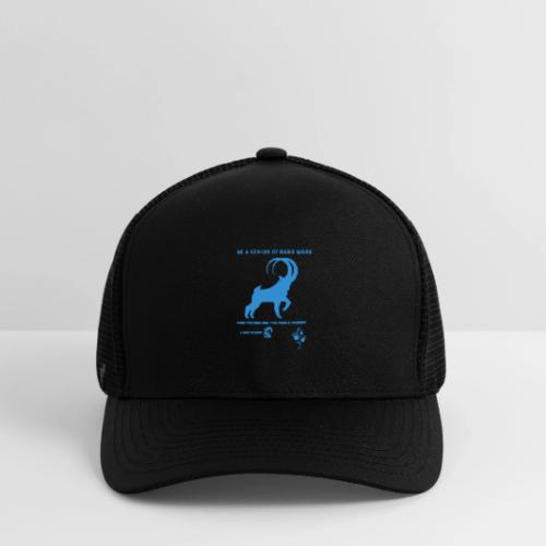 Be A Genius Of Hard Work - Flexfit Fitted Baseball Cap