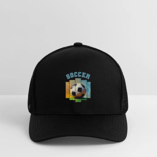Soccer Ball Vibes - Flexfit Fitted Baseball Cap
