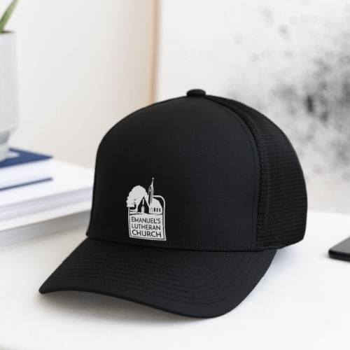Single Vertical white2 - Flexfit Fitted Baseball Cap