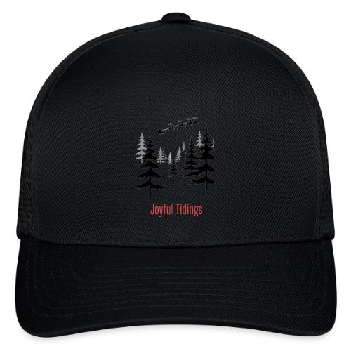 Joyful Tidings Christmas T-Shirt - Flexfit Fitted Baseball Cap