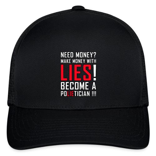 Lies Pay: Become a PoLIEtician Satire - Flexfit Fitted Baseball Cap