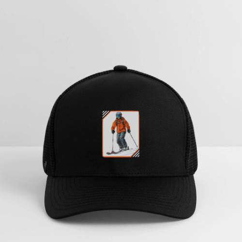 Skiing Thrill Ride - Flexfit Fitted Baseball Cap