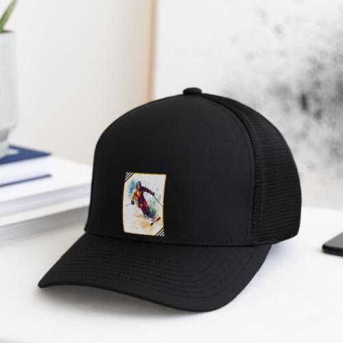 Winter Skiing Escape - Flexfit Fitted Baseball Cap