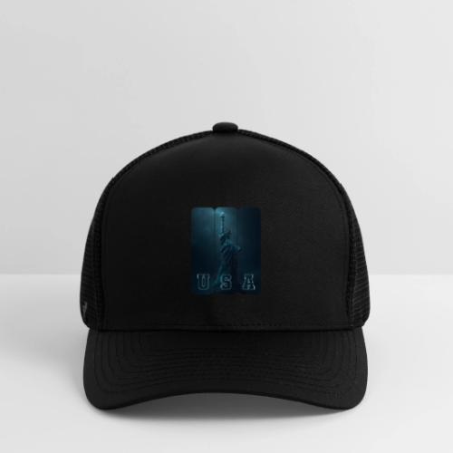 Neon Liberty USA Triptych - Flexfit Fitted Baseball Cap