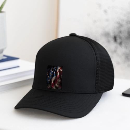 USA: Worn Stars and Stripes - Flexfit Fitted Baseball Cap