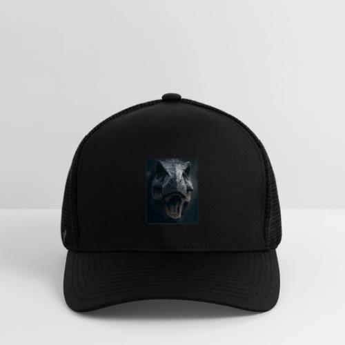 T Rex Cinematic Close-Up Design - Flexfit Fitted Baseball Cap