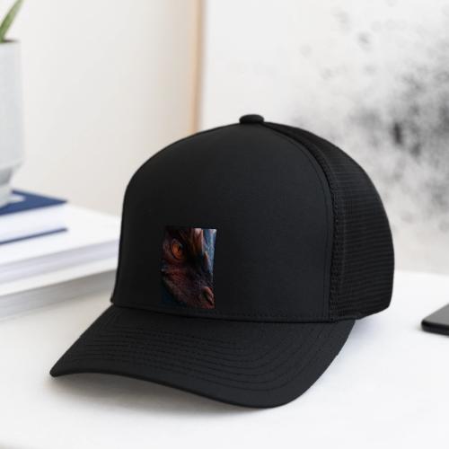 Fierce Ancient Dragon Portrait Design - Flexfit Fitted Baseball Cap