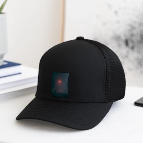Mysterious UFO Encounter Design - Flexfit Fitted Baseball Cap