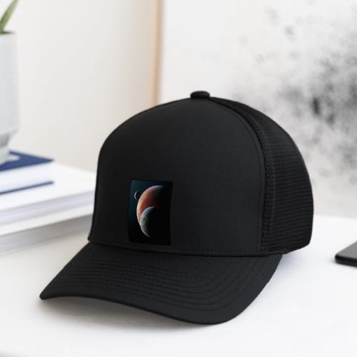 Three Planets Deep Space Design - Flexfit Fitted Baseball Cap