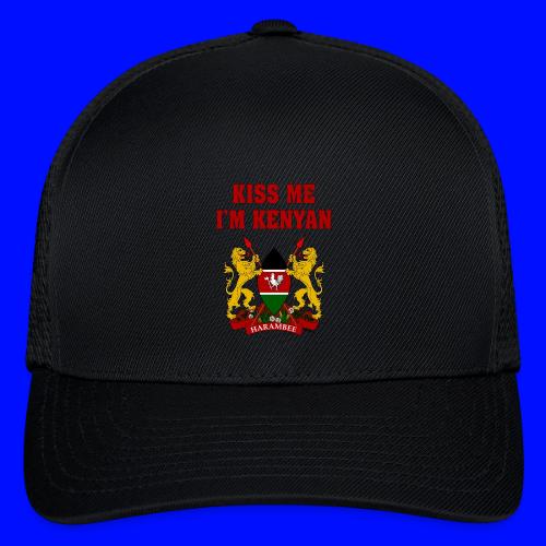 Kiss Me, I'm Kenyan - Flexfit Fitted Baseball Cap