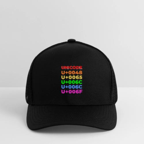Hello, in unicode - Flexfit Fitted Baseball Cap