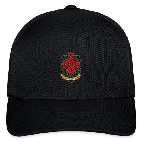 Poinsettia Crest T-Shirt - Flexfit Fitted Baseball Cap