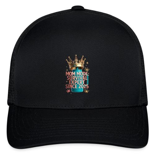 Mom Mode Survival Expert Tee - Flexfit Fitted Baseball Cap