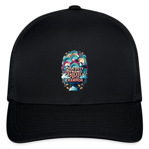 Dish Duty Dynamo T Shirt, Endless Cycle Champion - Flexfit Fitted Baseball Cap