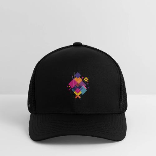 Vibrant Geometry - Flexfit Fitted Baseball Cap