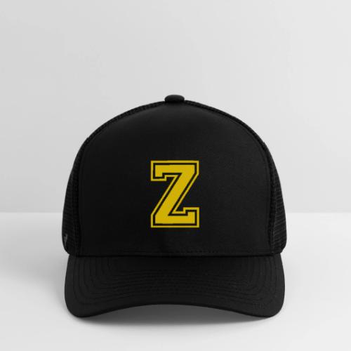 Letter Z – Capital Athletic Alphabet Monogram - Flexfit Fitted Baseball Cap