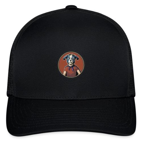 Dogboy Adventutes Red Circle Logo - Flexfit Fitted Baseball Cap