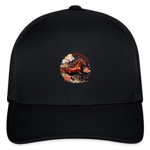 Year of the Horse T Shirt, Lunar New Year Gift - Flexfit Fitted Baseball Cap