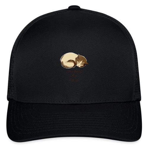 I Was Normal Three Cats Ago Funny Cat T-Shirt - Flexfit Fitted Baseball Cap