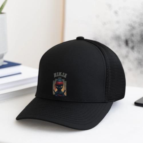 Cartoon Ninja Vibes - Flexfit Fitted Baseball Cap
